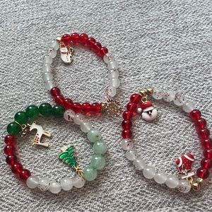 Beautiful Christmas bracelets